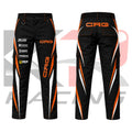 CRG Kart Racing Team Mechanic Trousers Black & Orange