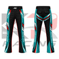 FK Kart Racing Team Mechanic Trousers Black & Teal