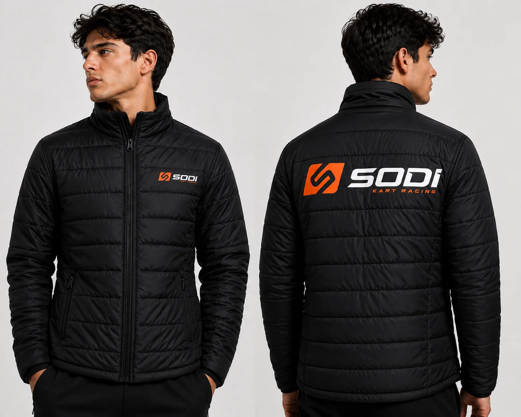 SODI Kart Racing Puffer Jacket Black