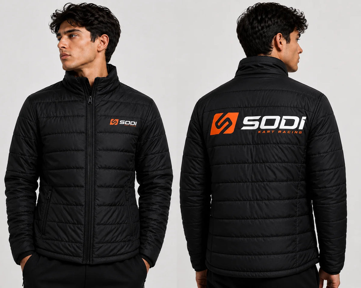 SODI Kart Racing Puffer Jacket Black