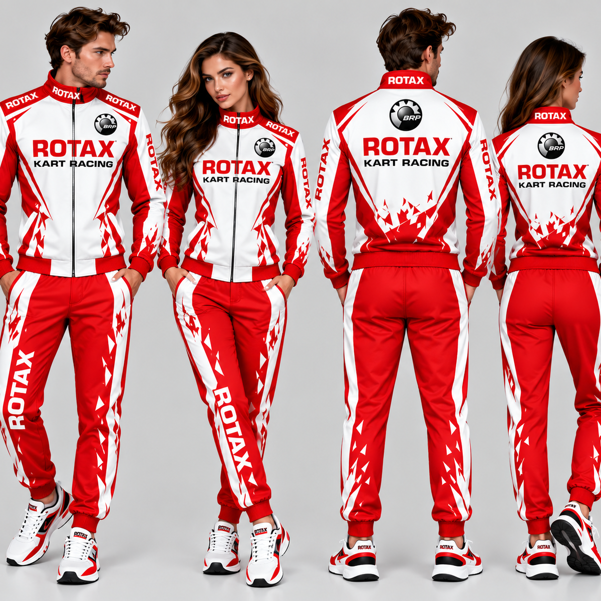 Rotax Kart Racing Team Tracksuit – Red & White