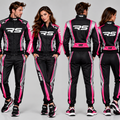RS Kart Racing Team Tracksuit – Black, Neon Pink & Silver
