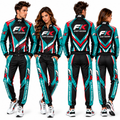 FK Kart Racing Team Tracksuit – Black, Teal & Red