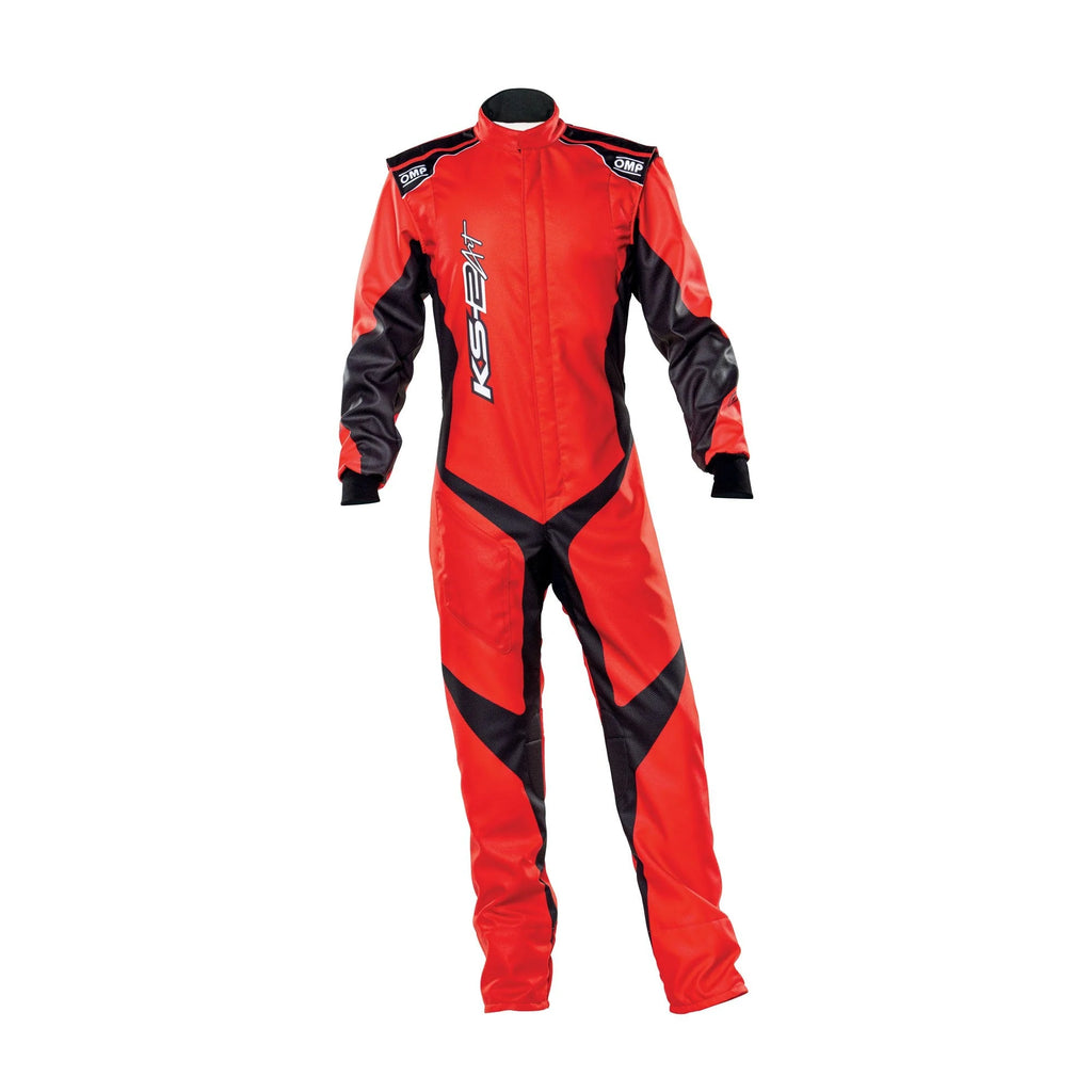OMP KS-2 ART Karting Suit  Red - Black