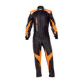 OMP KS-2 ART Karting Suit Black - Orange