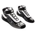 OMP KS-3 Kart Shoes Black - White