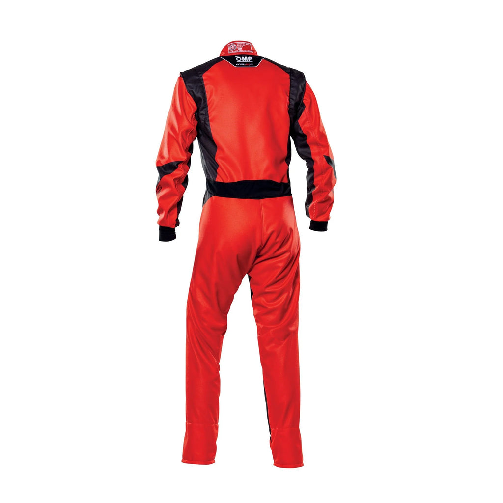 OMP KS-2 ART Karting Suit  Red - Black