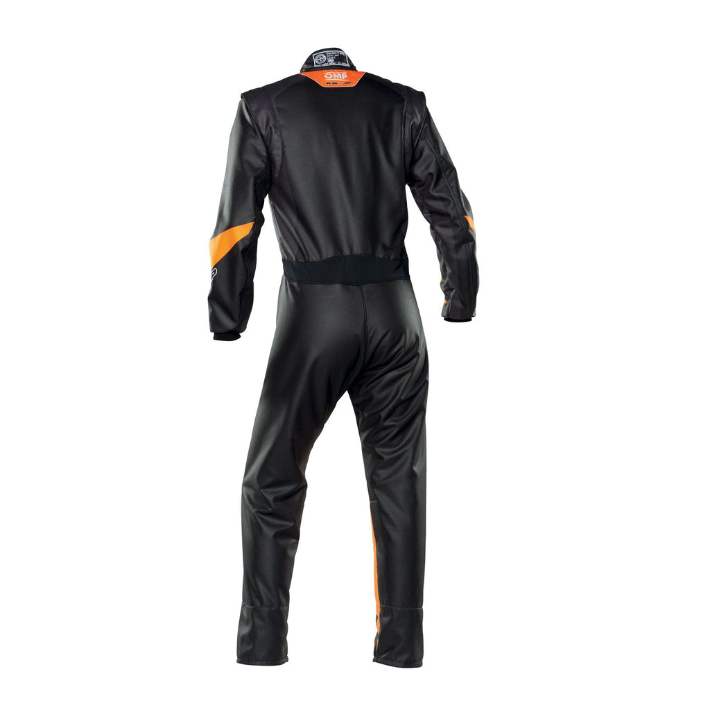 OMP KS-2 ART Karting Suit Black - Orange
