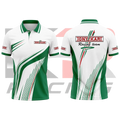Tony Kart Racing Team Polo Shirt Green & White