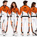 Kart Republic Racing Team Tracksuit – Orange, White & Black