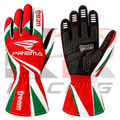 Kart Republic Go Kart Racing Gloves Red & White