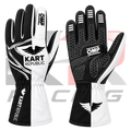 Kart Republic Go Kart Racing Gloves Black & White