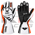 Kart Republic Go Kart Racing Gloves Orange & White