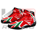 Kart Republic Go Kart Racing Shoes – White & Red
