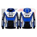 Arrow Kart Racing Team Hoodie Blue & White