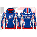 MS Kart Racing Team Hoodie Red & White & Blue