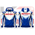 Top-Kart Racing Team Hoodie Blue & White