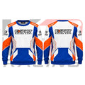 Exprit Kart Racing Team Sweatshirt Blue & White & Orange