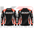 Sodi Kart Racing Sweatshirt Orange & White & Black