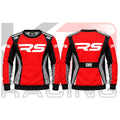 RS Kart Racing Team Sweatshirt Red & Gray & Black