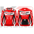Birel ART Kart Racing Team Sweatshirt Black & Red & White