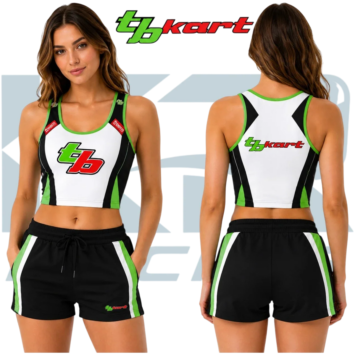 TB Kart Women’s Racing Underwear Bra & Shorts Set