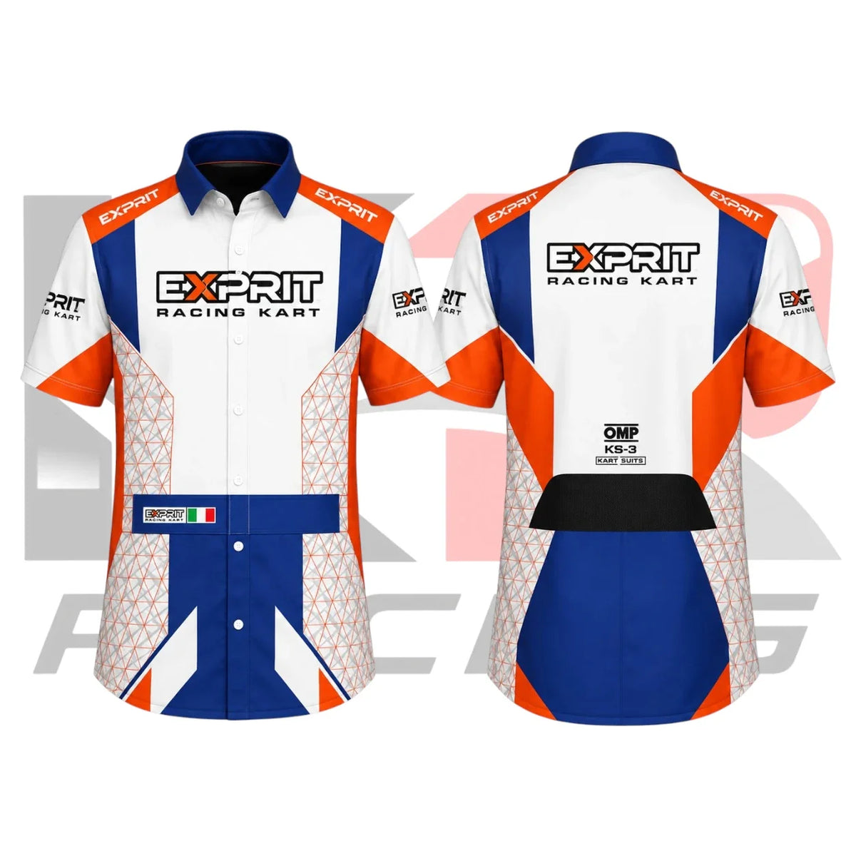 Exprit Kart Racing Crew Shirt – Custom Karting Team Racing Shirt
