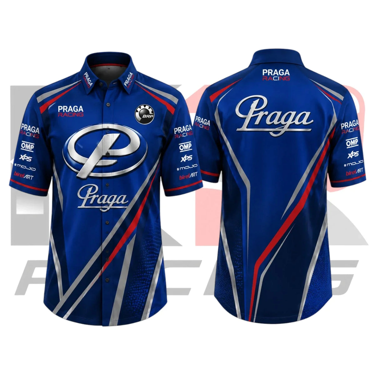 Praga Kart Racing Crew Shirt – Custom Karting Team Racing Shirt