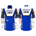 Arrow Kart Racing Crew Shirt – Blue & White