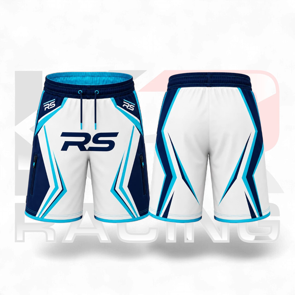 RS Kart Racing Premium Sublimated Performance Shorts