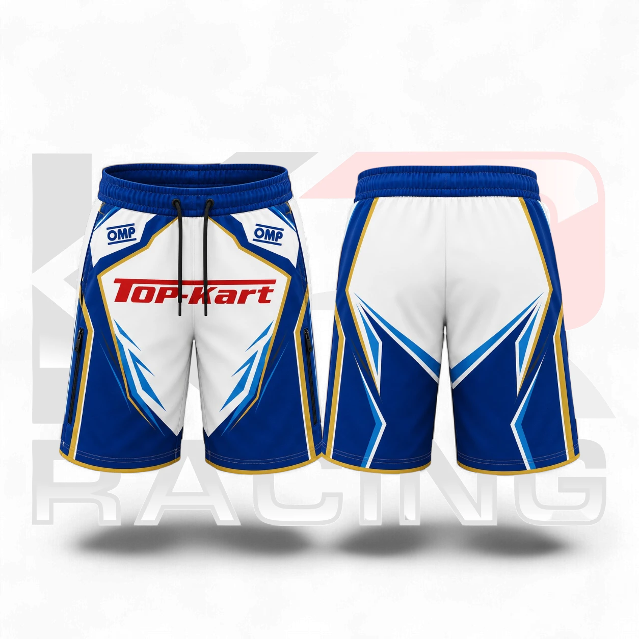 TopKart OMP Style Sublimated Kart Racing Shorts