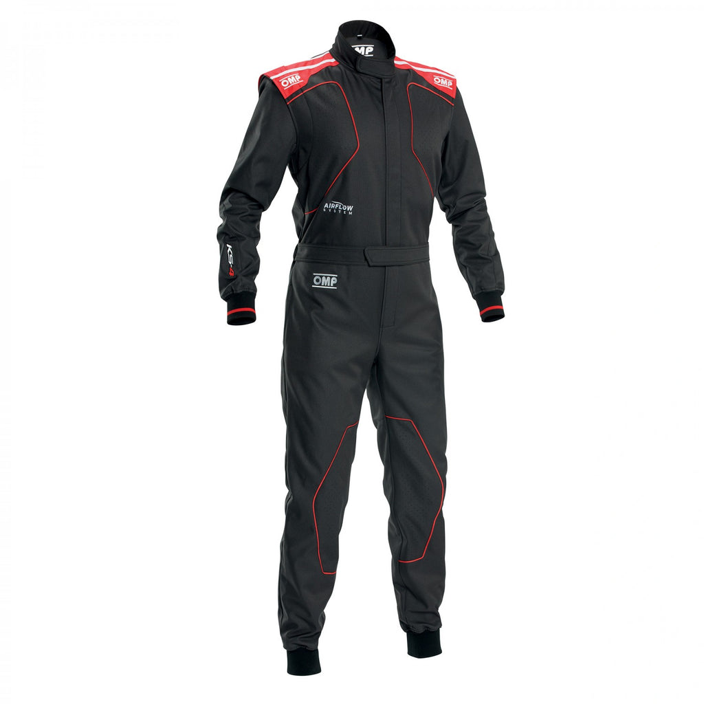 KS-4 KART OVERALL Black - Red