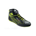 OMP KS-2X Kart Shoes FIA / 2026 Model Red = Neon Yellow