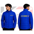 COMPKART Kart Racing Puffer Jacket – Premium Blue