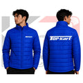 TOP-KART Racing Puffer Jacket – Premium Blue