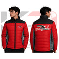 DR Kart Racing Puffer Jacket – Premium Red & Black