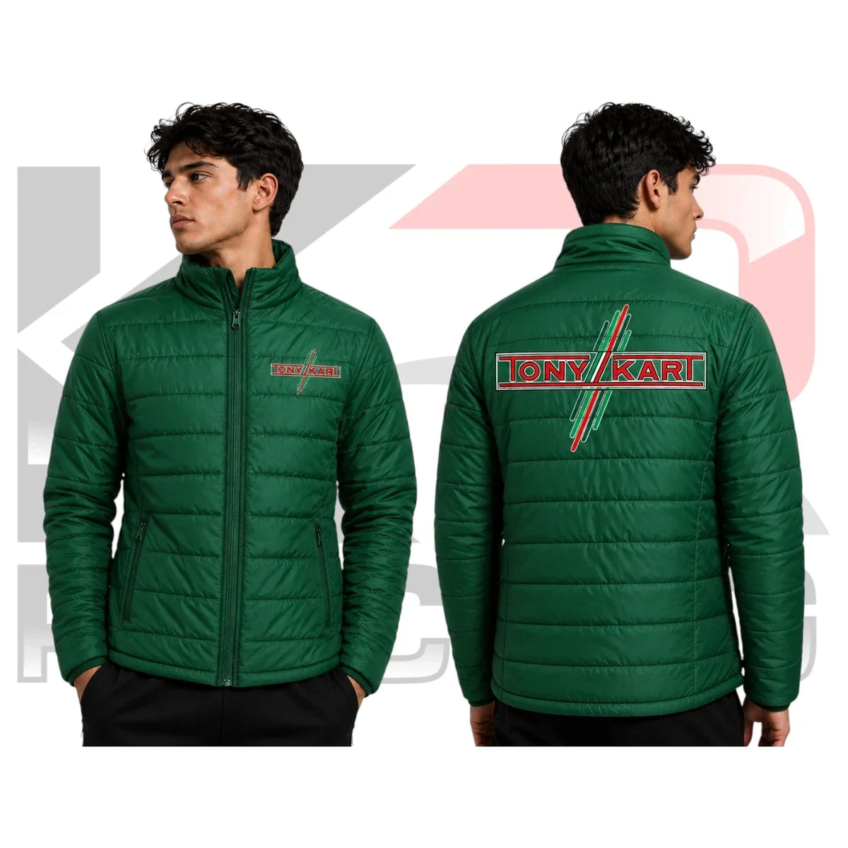 Tony Kart Racing Puffer Jacket Green