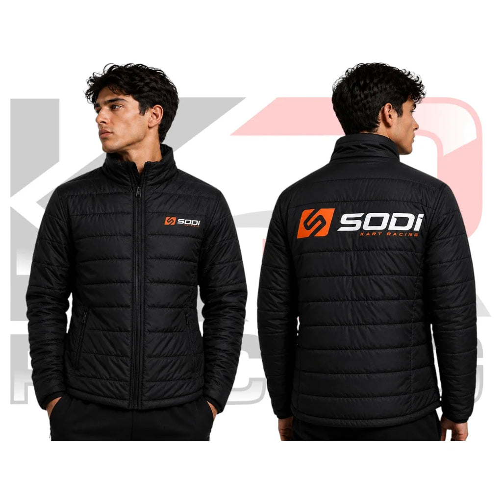 SODI Kart Racing Puffer Jacket Black