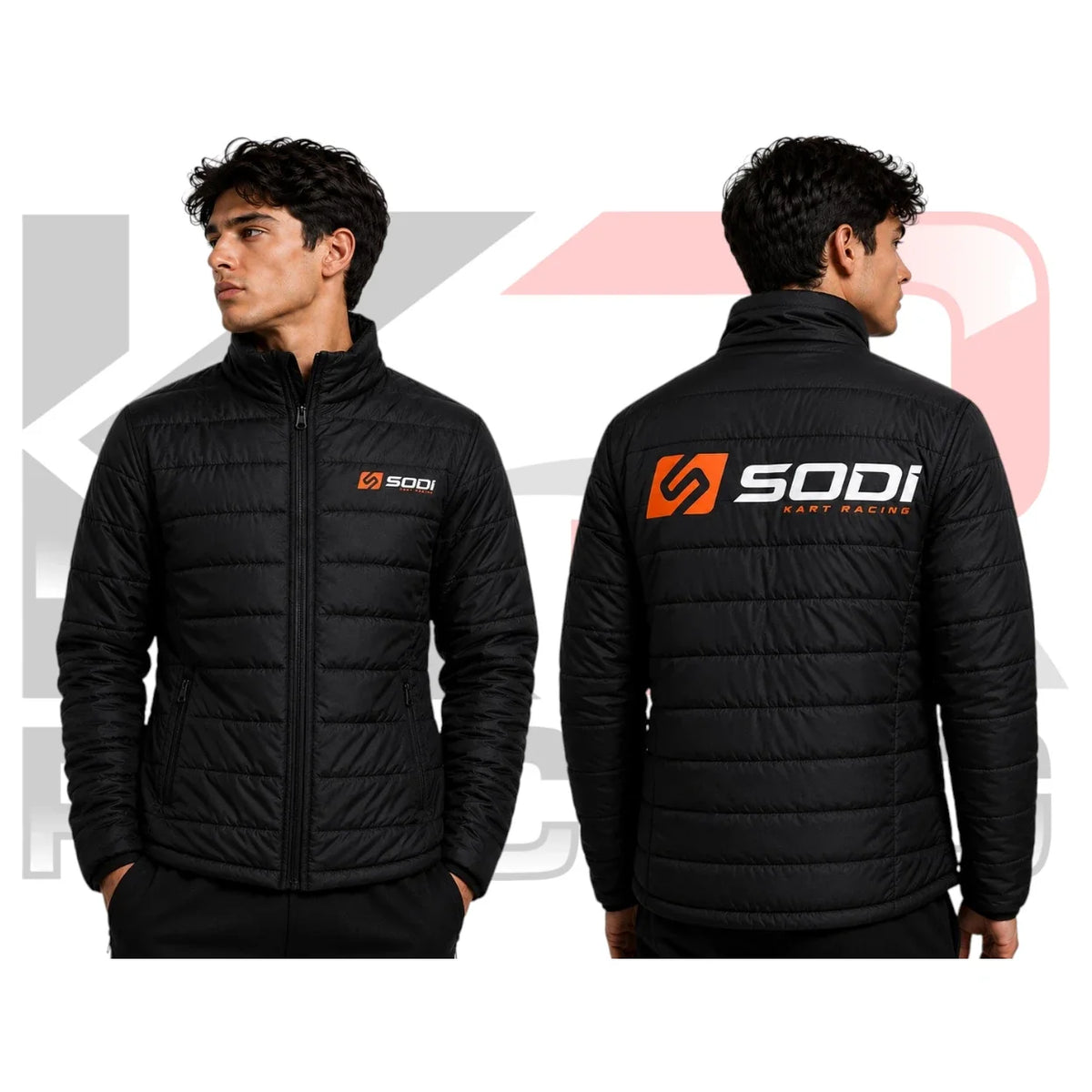 SODI Kart Racing Puffer Jacket Black