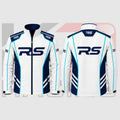 RS Performance Racing Softshell Jacket – White/Navy Blue