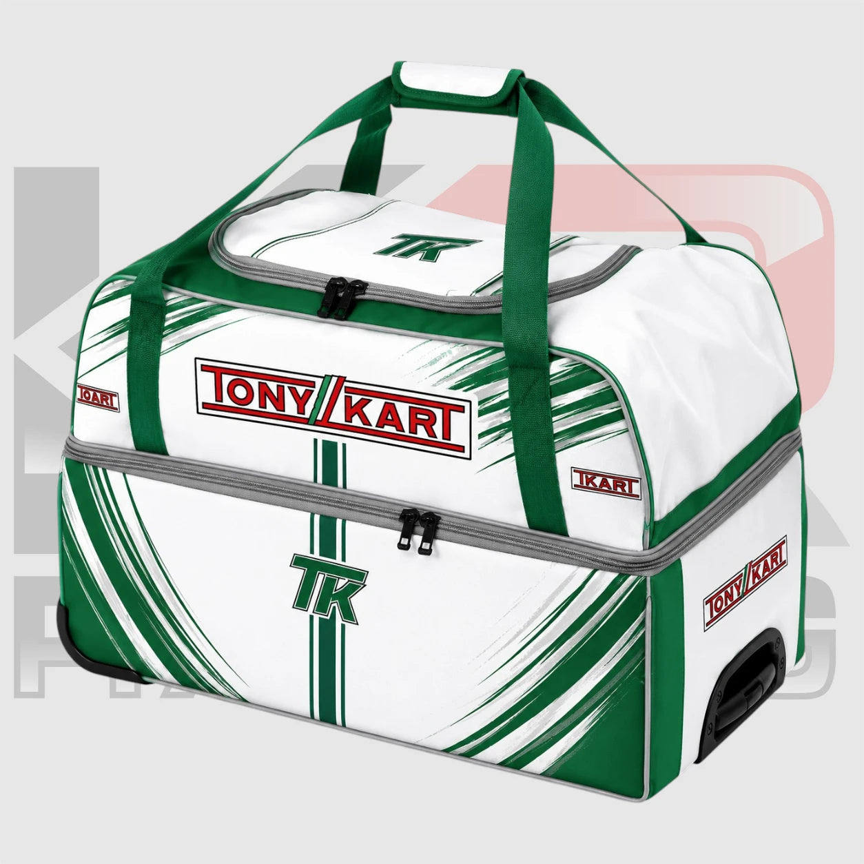 Tony Kart TK Racing Gear Bag – Green & White Edition