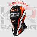 New Sodi Kart Cotton Balaclava – Black/Orange