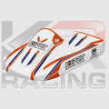 EXPRIT Kart Racing Kart Cover White/Orange/Blue