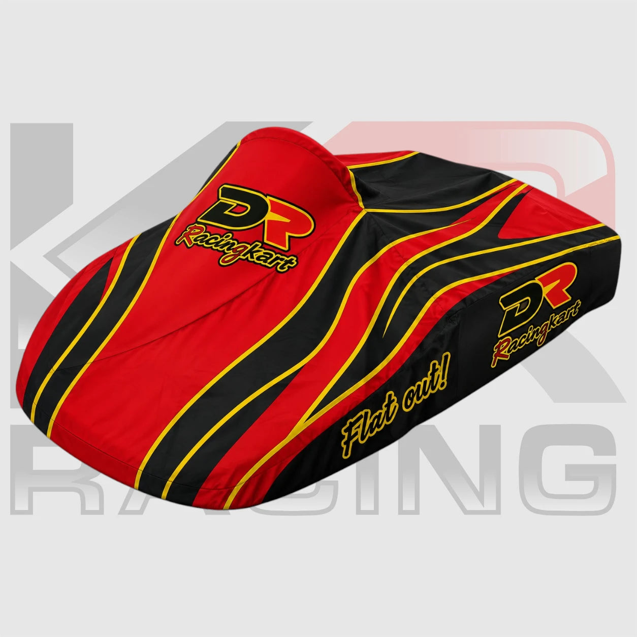 DR Motorsport Kart Cover – Red/Black Racing Edition