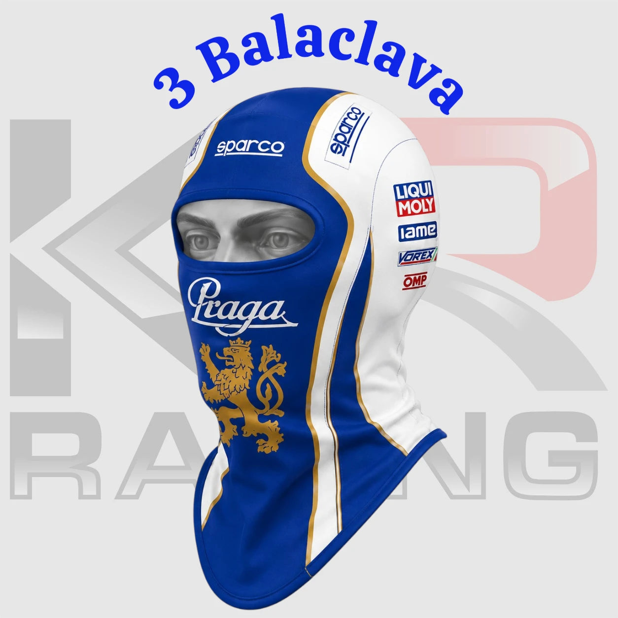 Praga Racing Cotton Balaclava – Karting Helmet Liner Head Sock