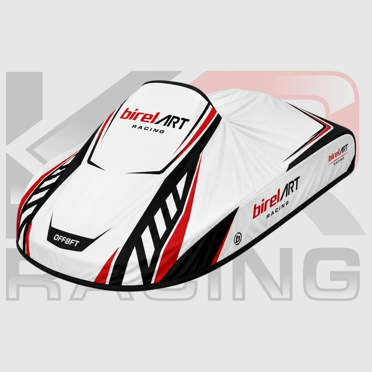 Birel ART Racing Go-Kart Cover – White Premium Protective Cover