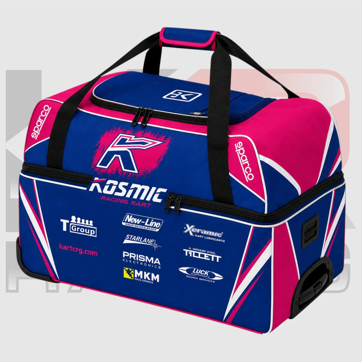 Kosmic Racing Kart Gear Bag – Blue & Pink Premium Edition