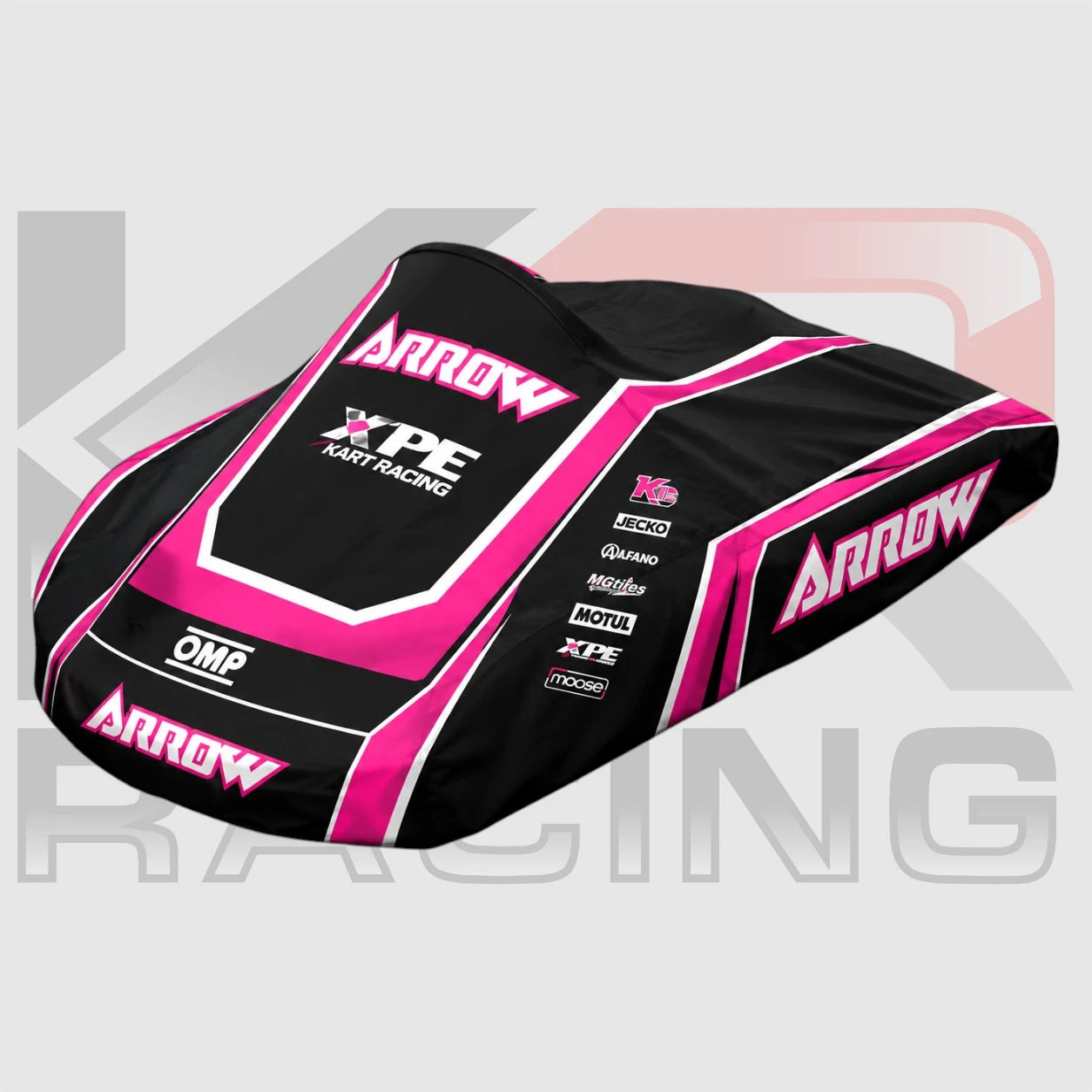 Arrow Racing Kart Cover – Premium Pink & Black Protective