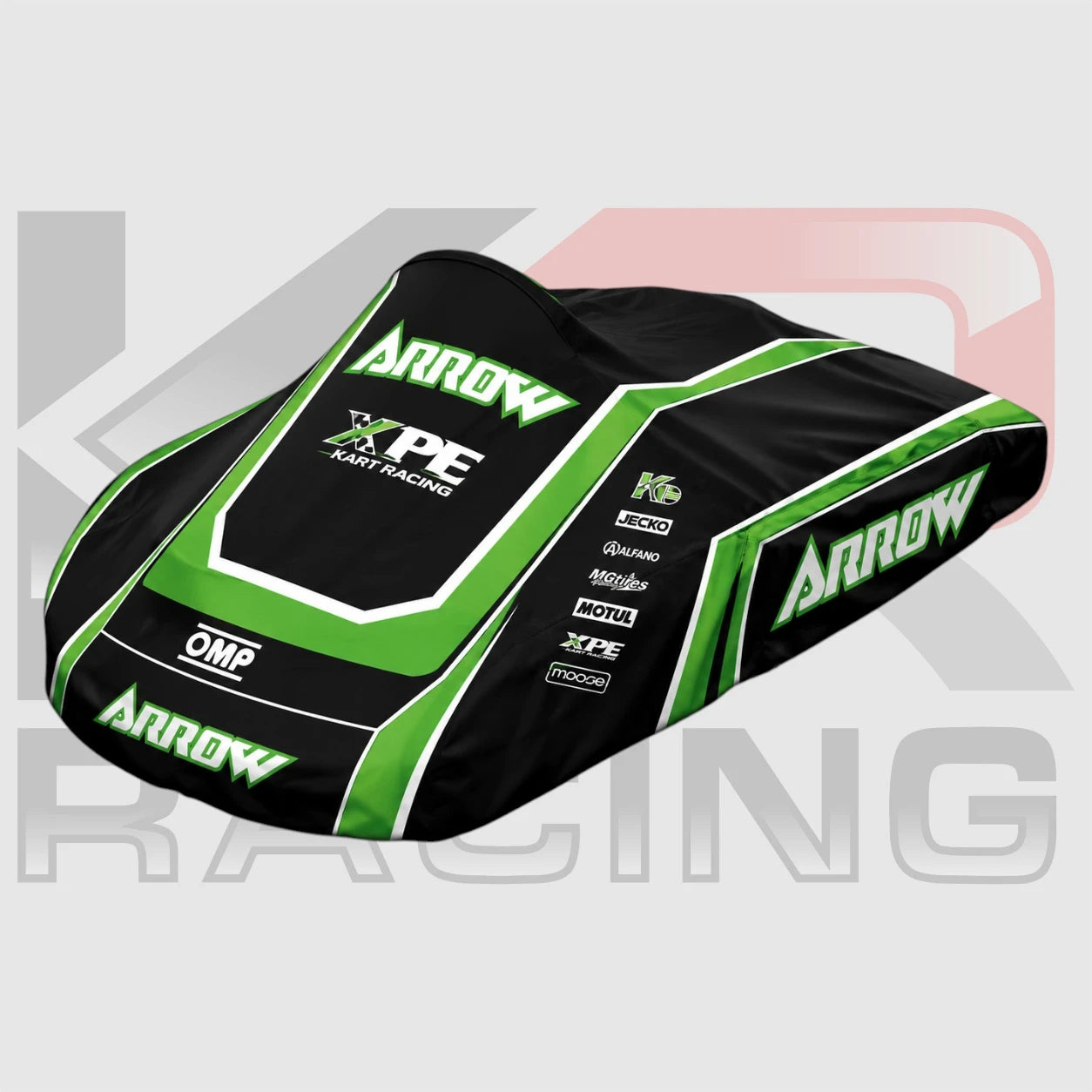 Arrow Kart Racing Cover – Green & Black