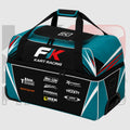 FK Kart Racing Premium Gear Bag – Teal & Black Edition
